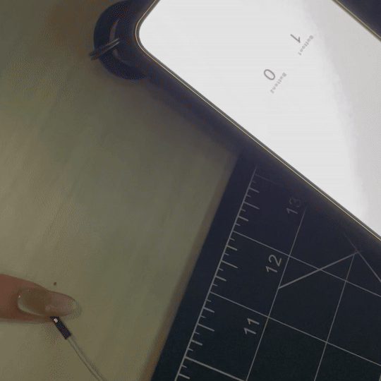 Using a different type of instant touch sensor to experiment with an existing prototype.