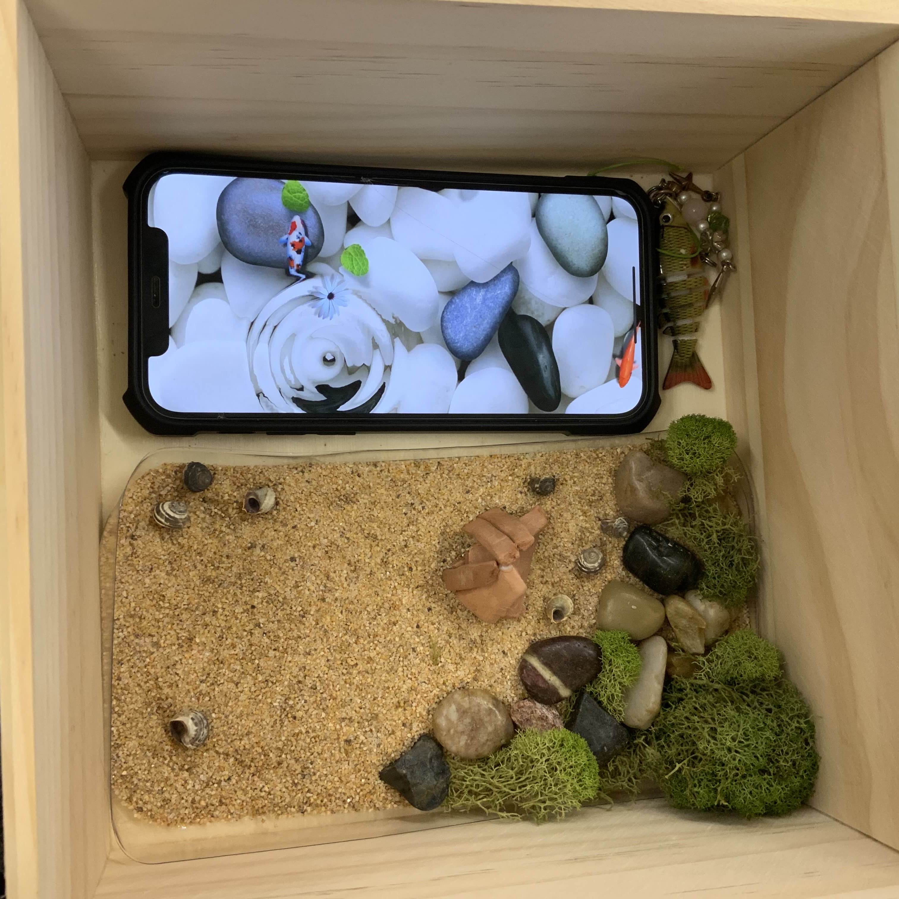 Final basic construction of the base of the room.